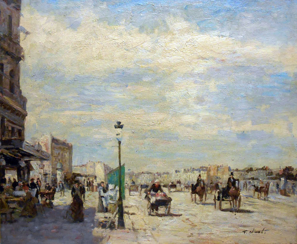 scène de vie /50cm x 61cm /1082-T2